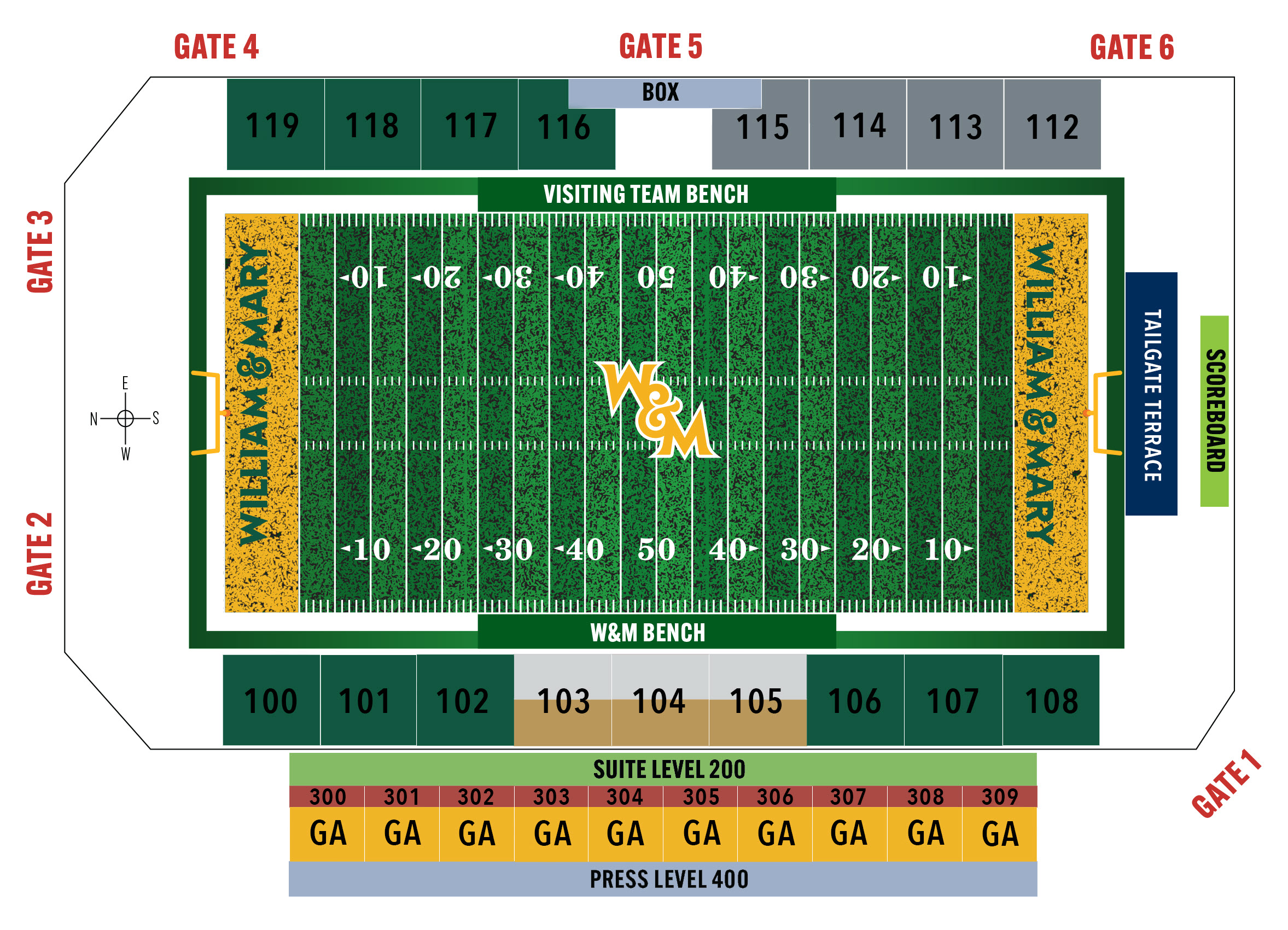 William & Mary Athletics Online Ticket Office