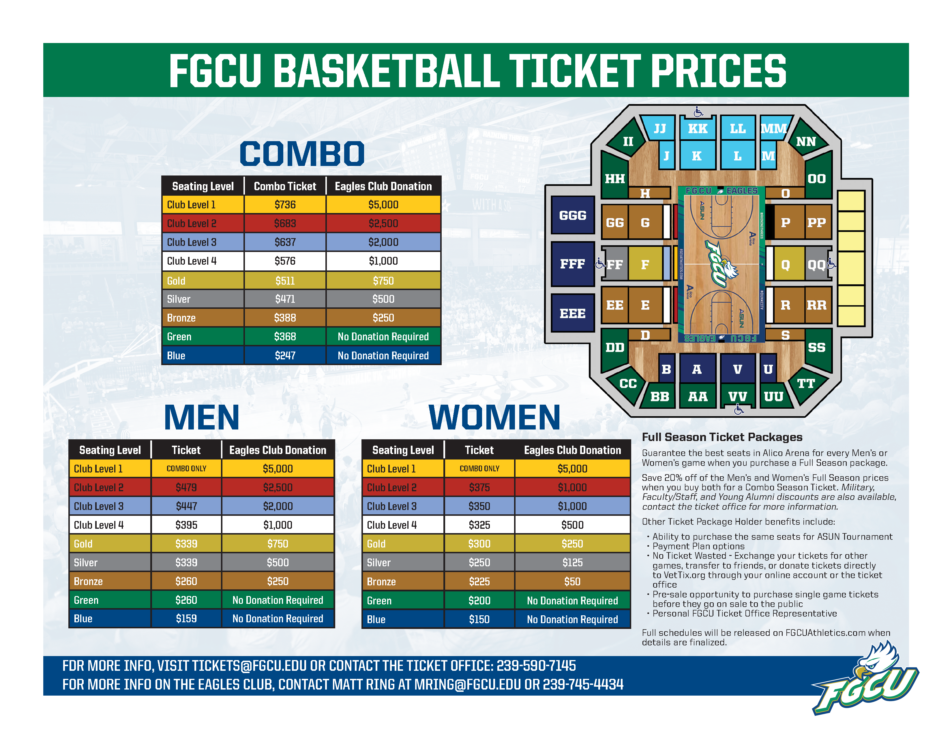 FGCU Athletics Clear Bag Policy for Alico Arena Begins on Jan. 2, 2020 -  FGCU Athletics