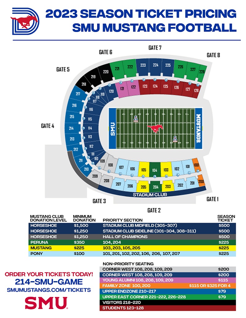 Smu Football Tickets 2025